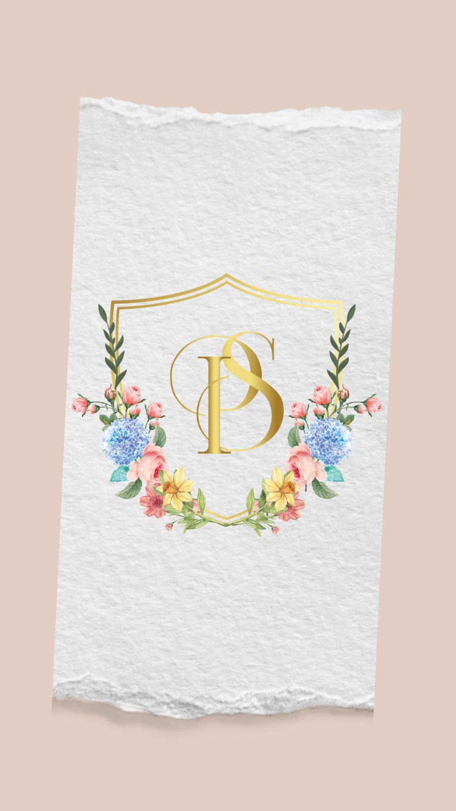 Custom Wedding Logo Design