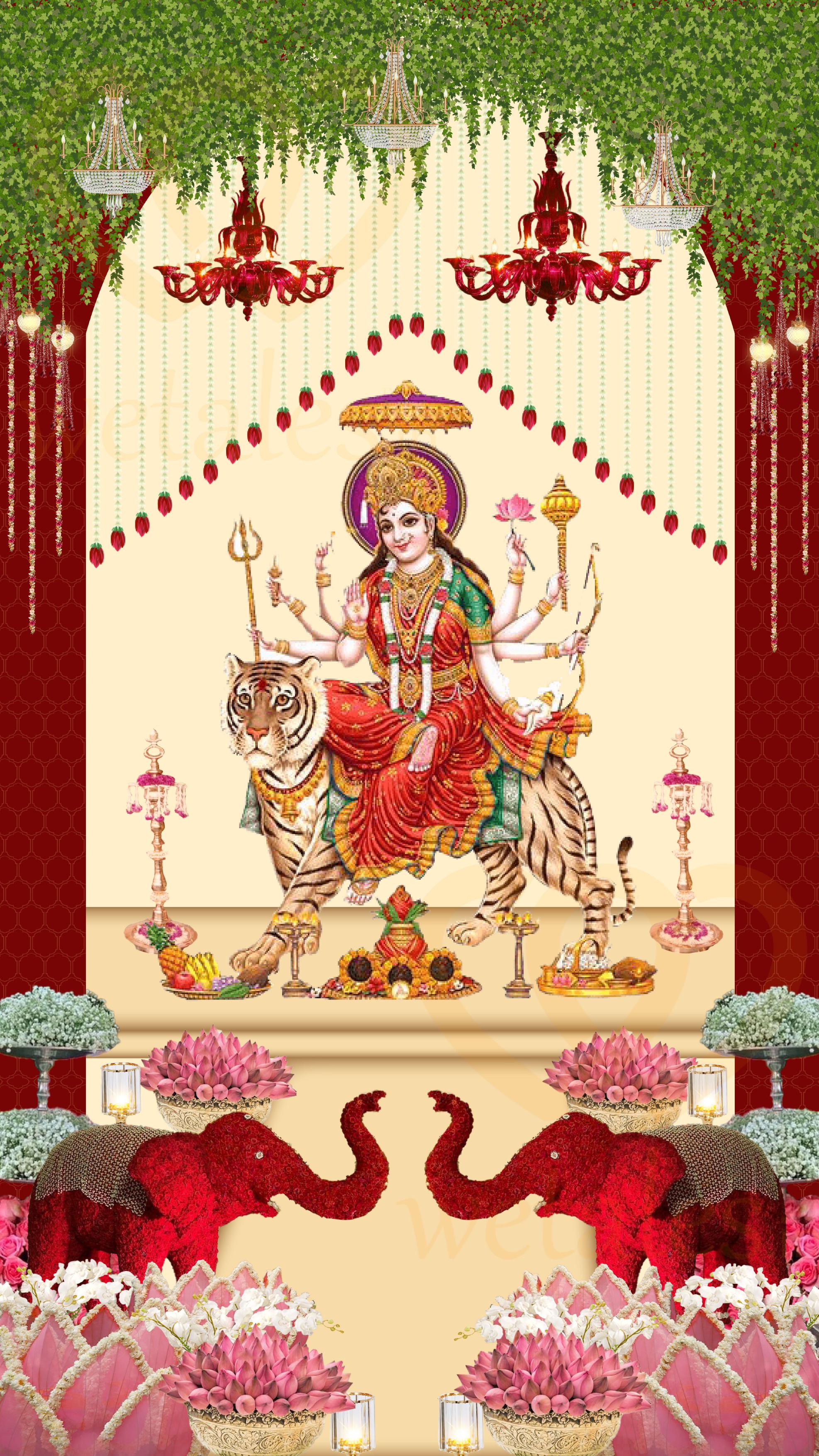 Traditional Pooja Invitation Card