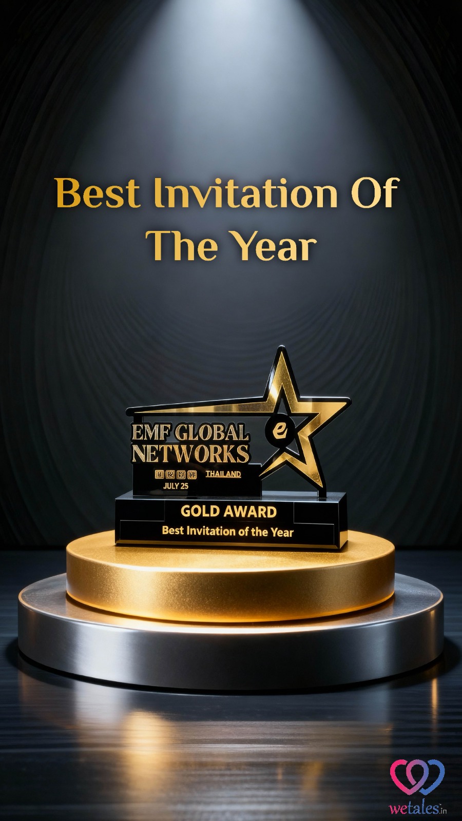 Wetales featured in a design magazine for innovative invitations