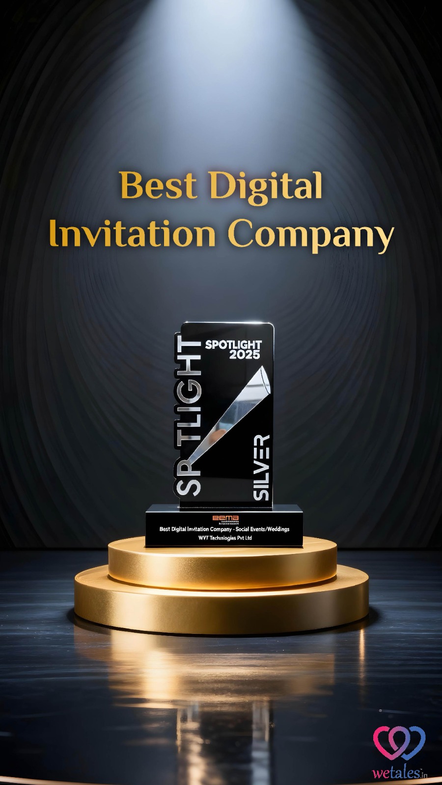 Award for best digital invitation design of the year