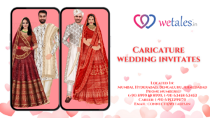 Caricature wedding invitates image