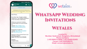 WhatsApp Wedding Invitations wetales image